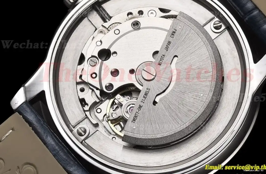 LE Blue Line Men's 39.5MM GDF MY8215 Co-Axial De Ville SS 0328